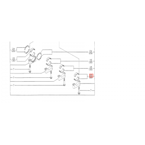 Коренные вкладыши Yanmar 3TNE88