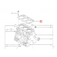 Прокладка ГБЦ Yanmar 3TNE88 