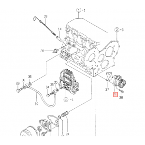 Масляный насос Yanmar 3TNV78 