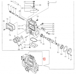 ТНВД Yanmar 3TNE88