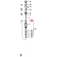 Плунжерная пара Yanmar 3TNV88 