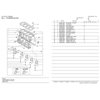 Блок цилиндров Yanmar 4TNE98 