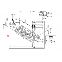 ГБЦ Yanmar 4TNE98