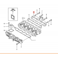 Коллектор выпускной Yanmar 4TNE98 