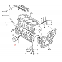 Масляный фильтр Yanmar 4TNE98 