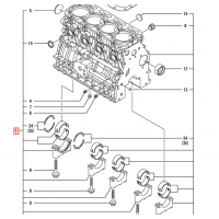 Блок цилиндров Yanmar 4TNV88 