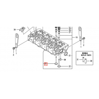 Клапан выпускной Yanmar 4TNV88 