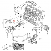 Маслоохладитель Yanmar 4TNV88 