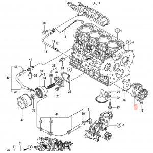 Масляный насос Yanmar 4TNV88 