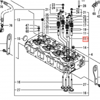 Направляющие клапанов Yanmar 4TNV98T 