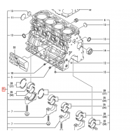 Блок цилиндров Yanmar 4TNV84T 