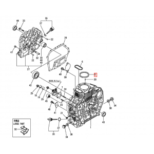 Прокладка ГБЦ Yanmar L70N6 