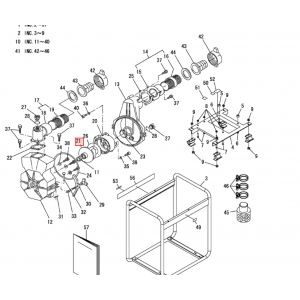 Крыльчатка Yanmar YDP40TN